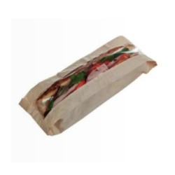 Sac sandwich brun fenêtre