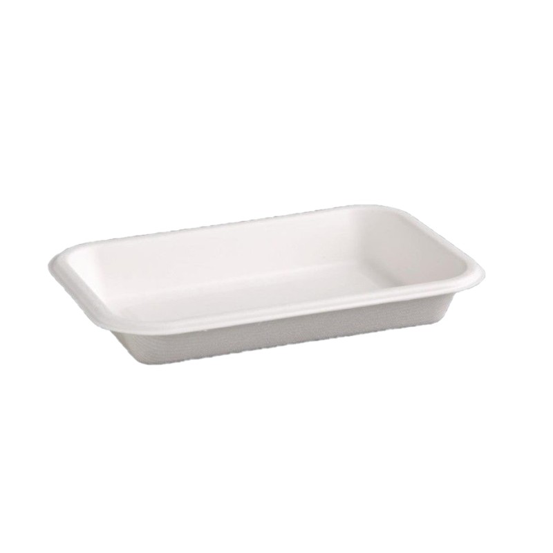 Barquette bagasse blanche