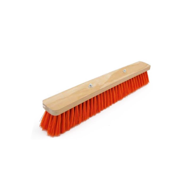 Brosse en bois 70 cm – Fibre orange | MJ Pack