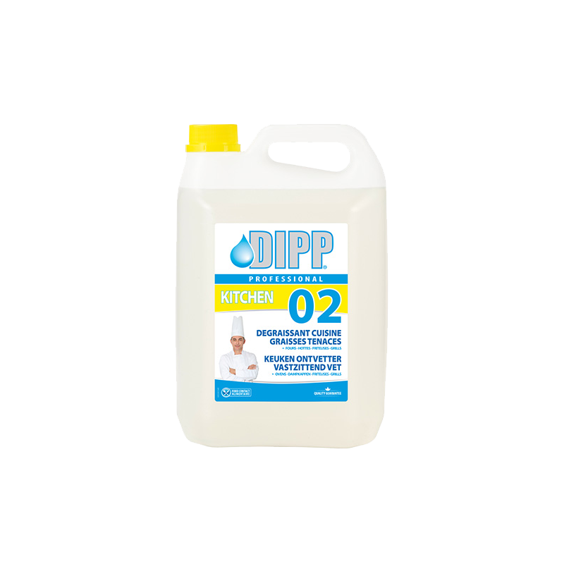 Dégraissant cuisine concentré à diluer – Bidon 5 L | MJ Pack