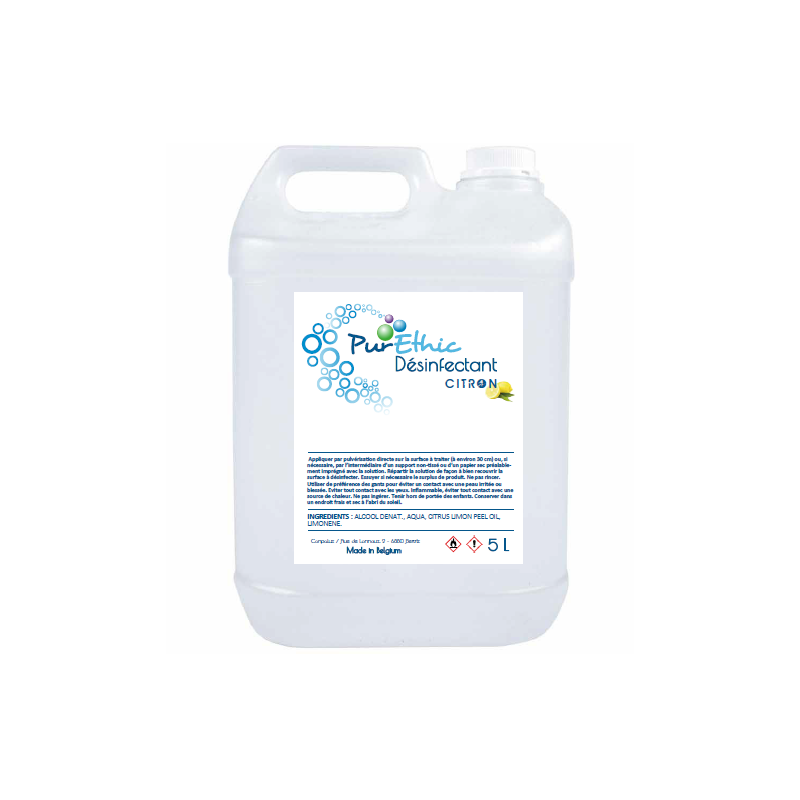 Désinfectant hydroalcoolique sol et surface| MJ Pack