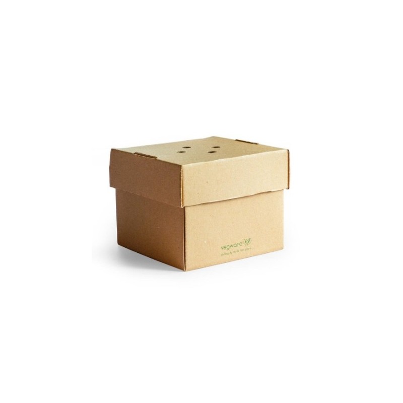 Boîte hamburger kraft brun – 122x122x102 mm | MJ PACK