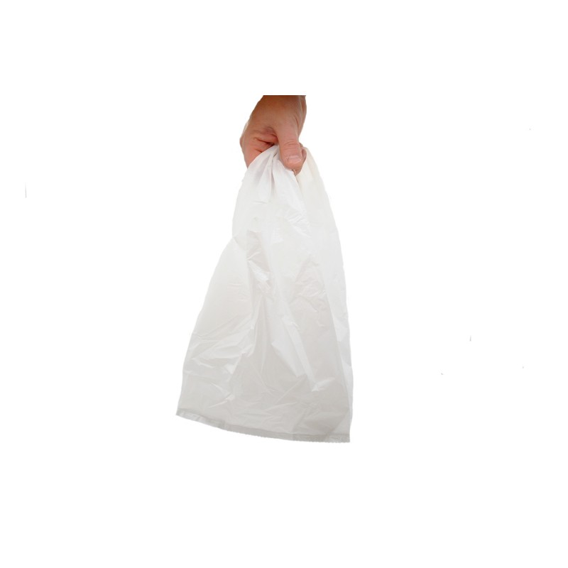 Sac biocompostable blanc