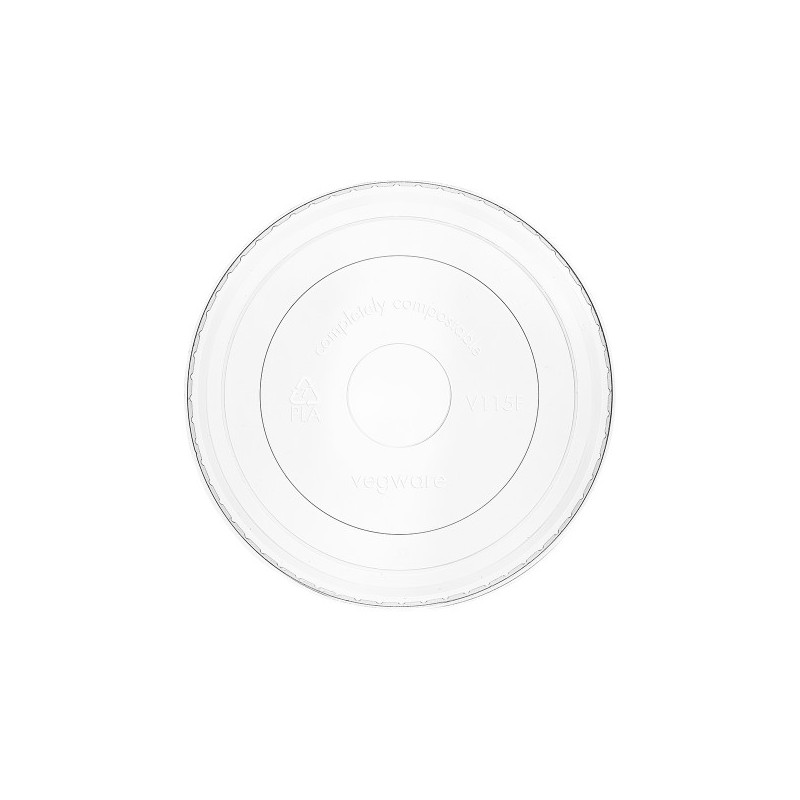 Couvercle transparent PLA 115mm pour boisson froide | MJ Pack