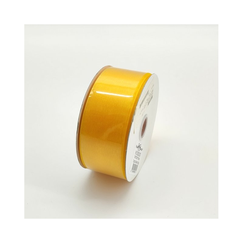 Ruban satin jaune