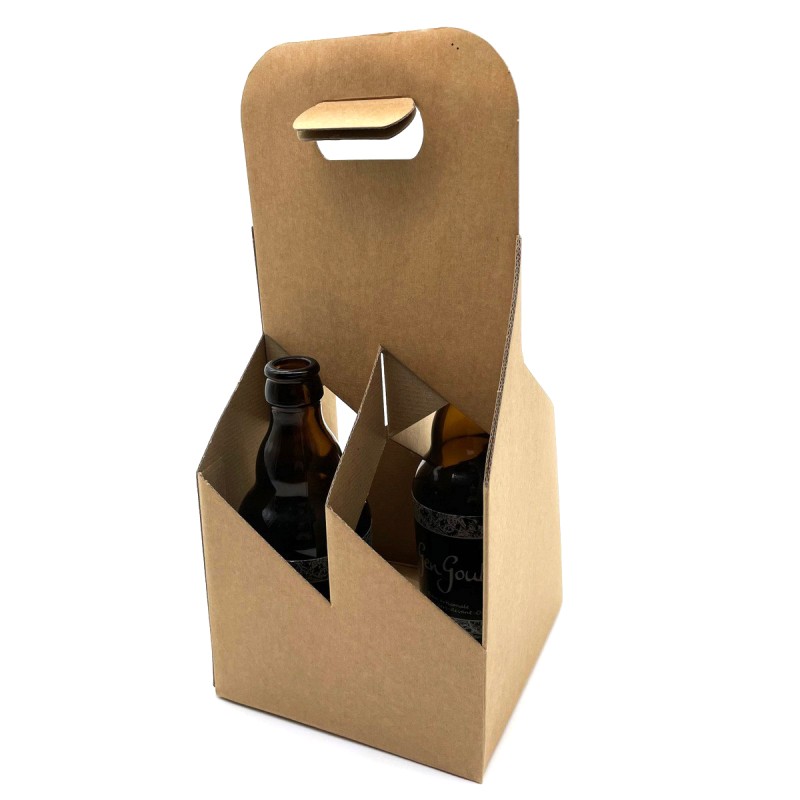Boîte présentation 4 bouteilles Steinie 33cl | MJ Pack