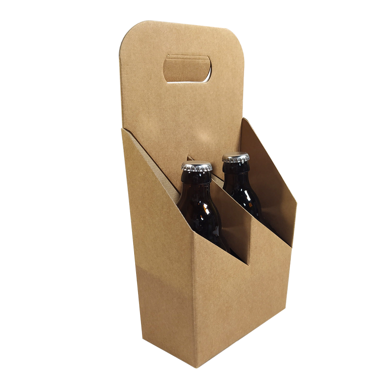 Boîte présentation 2 bouteilles Steinie 33cl | MJ Pack