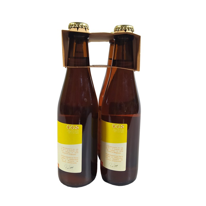 Clip carton 4 bouteilles APO/Longneck/Vichy | MJ Pack