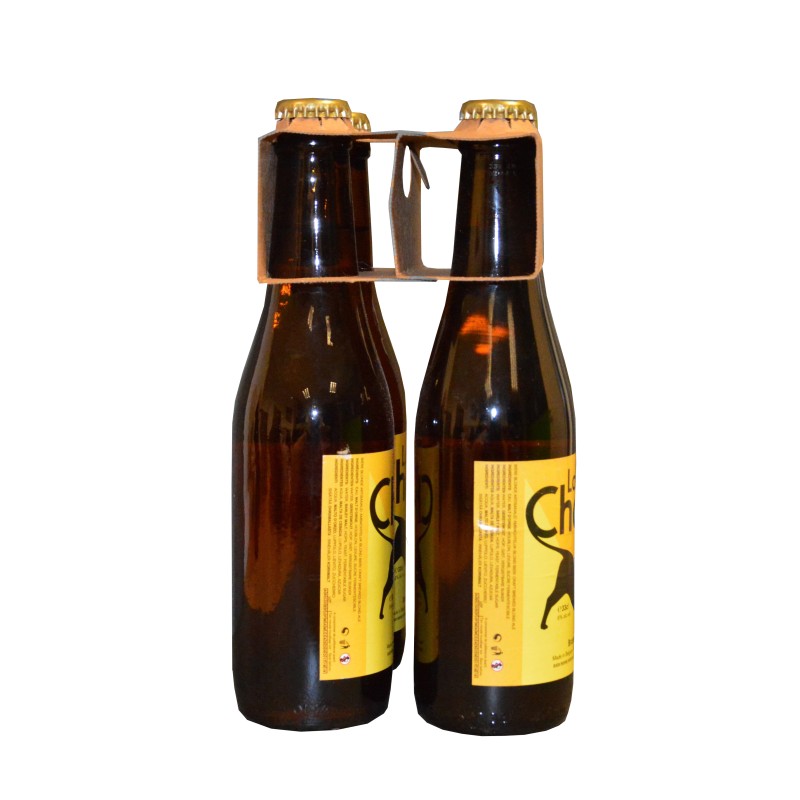 Clip carton renforcé 4 bouteilles APO/Longneck/Vichy | MJ Pack