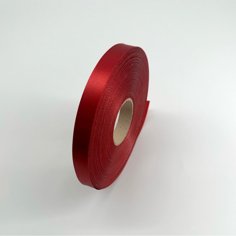 ruban satin  bordeaux 15mm x 100m