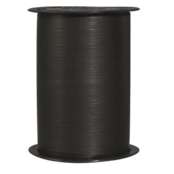 Ruban mat line crépon noir 10mm/250m