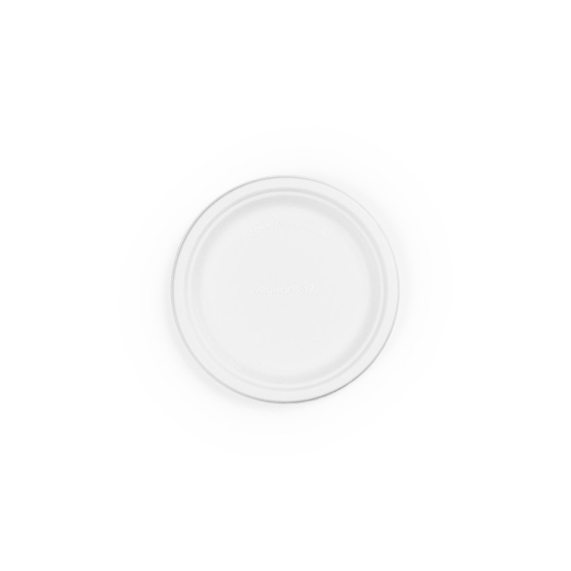 Emballage alimentaire - Assiette en bagasse ronde | MJ Pack