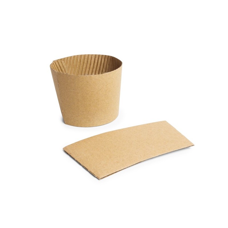 Emballage à emporter - manchon en carton pour gobelet