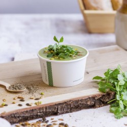 Emballage alimentaire - bol à soupe PLA étanche