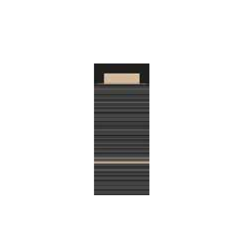 Pochette ecoline noire 8.5x20cm | Mj Pack