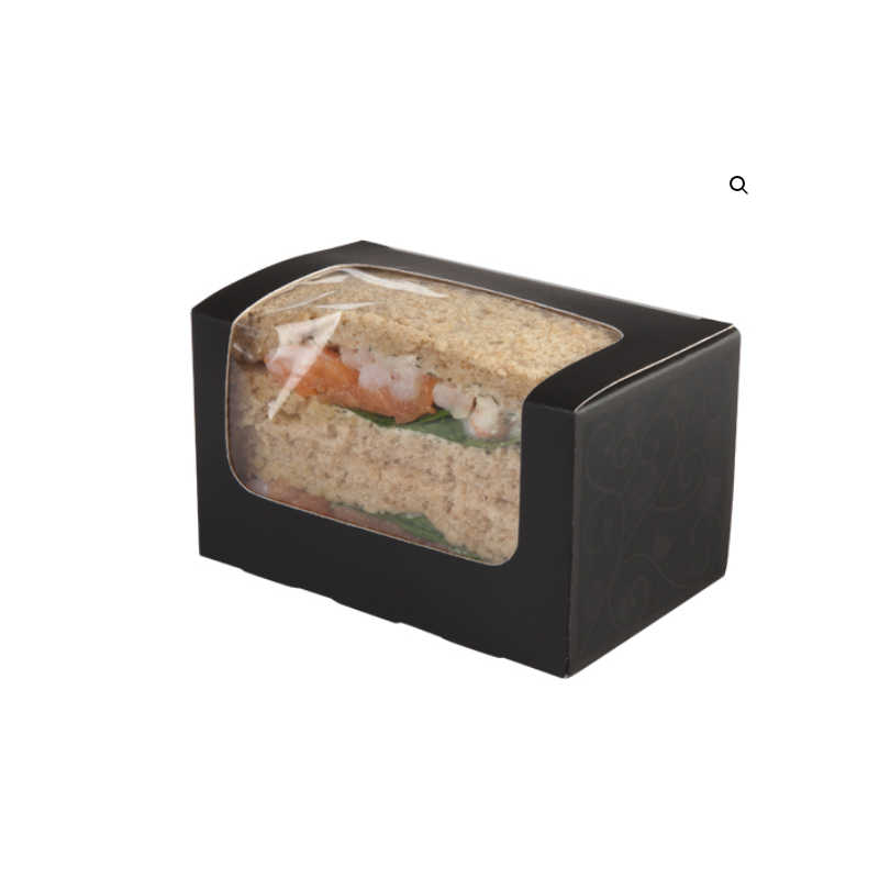 Boite sandwiche carré élégance