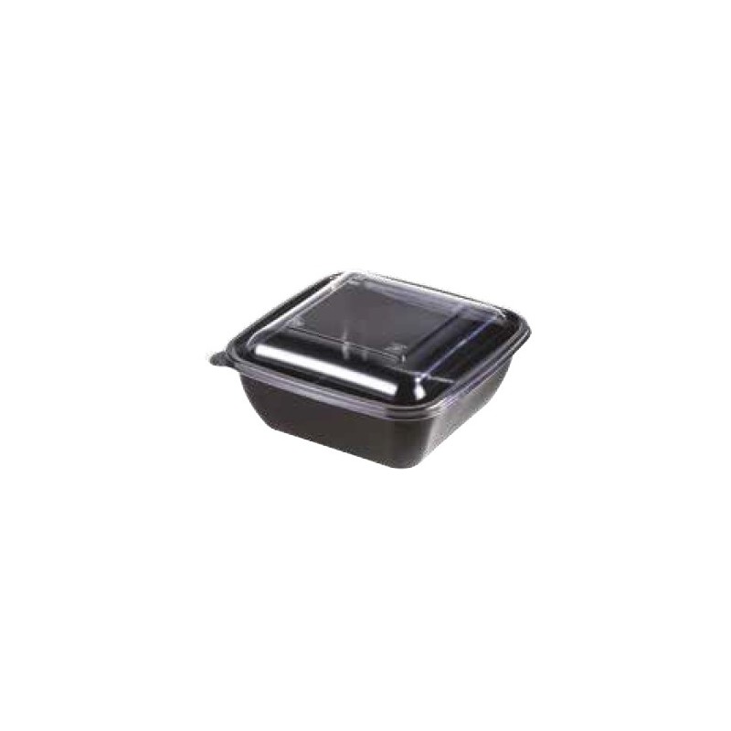 Bol carre en PP noir 750ml