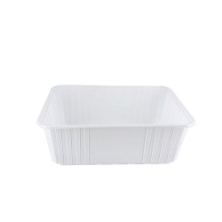 Barquette PS blanc 3400 ml