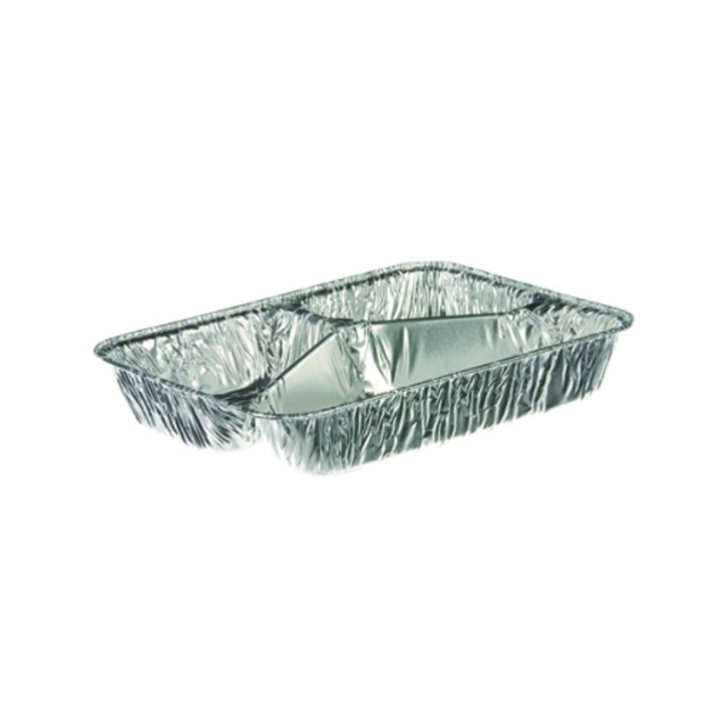 Ravier en aluminium 3 compartiments 975 ml | MJ Pack