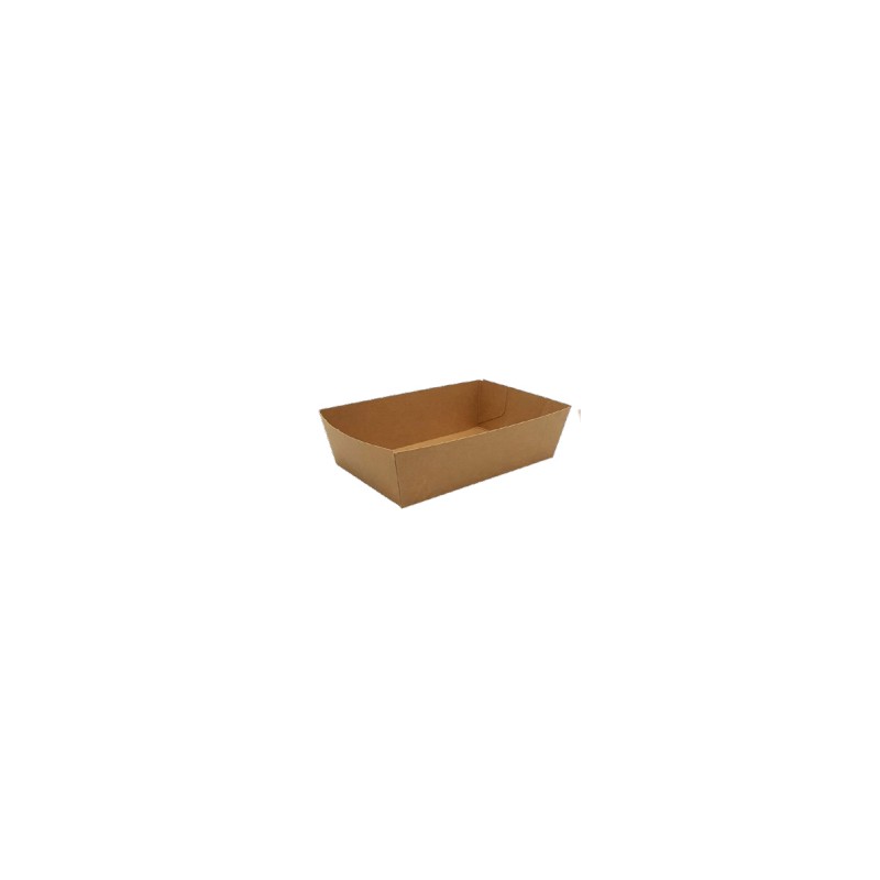 Ravier à frite kraft brun – 500 pièces | MJ Pack