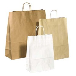 Sac kraft blanc verger 26+12x35cm