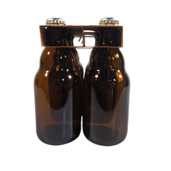 Clip carton renforcé 6 bouteilles Steinie 33cl | MJ Pack