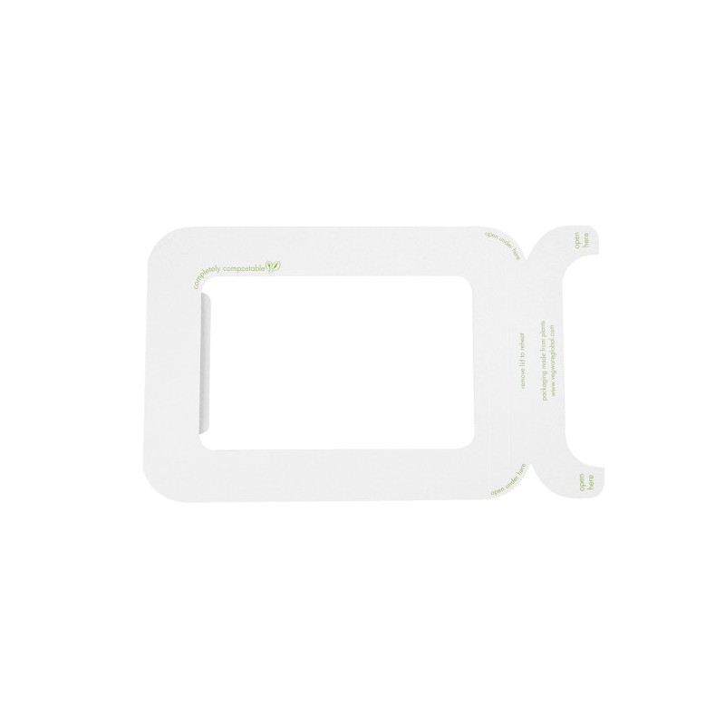 Emballage à emporter - couvercle carton avec fenêtre