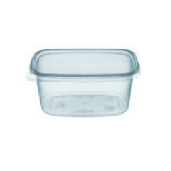 BARQUETTE RECTANGULAIRE PP CRISTAL SERIE 180