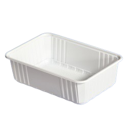 BARQUETTE RECTANGLE PP 2700CC BLANC