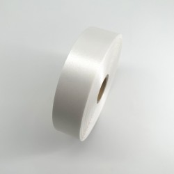 ruban satin blanc