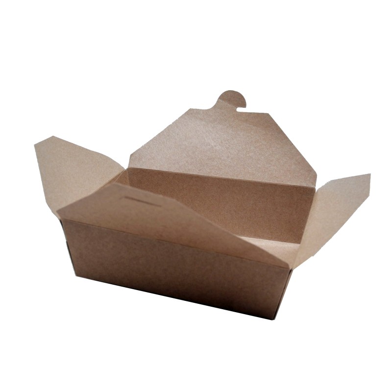 Emballage alimentaire - Lunch box kraft brun 2000ml | MJ Pack