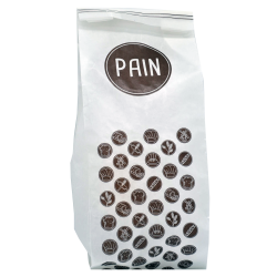 Sac a pain long 1kg kraft blanc