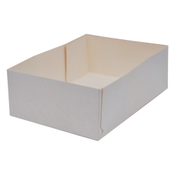 Boîte blanche sans couvercle 24x15x7 cm  | MJ Pack