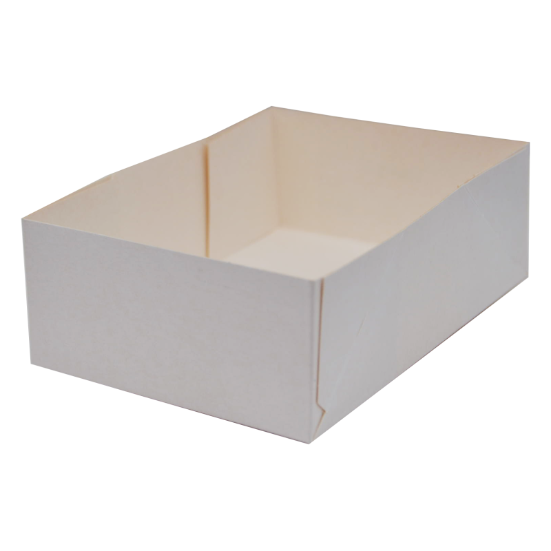 Boîte blanche sans couvercle 24x15x7 cm  | MJ Pack