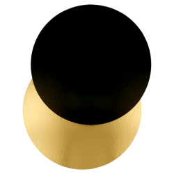 Sous tarte or/noir