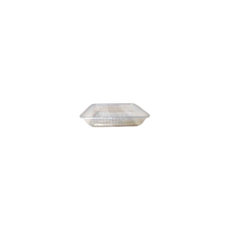 Barquette rectangulaire PP cristal 500cc