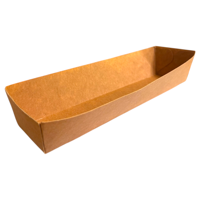 Emballage alimentaire : Ravier à viandes Kraft brun | MJ Pack