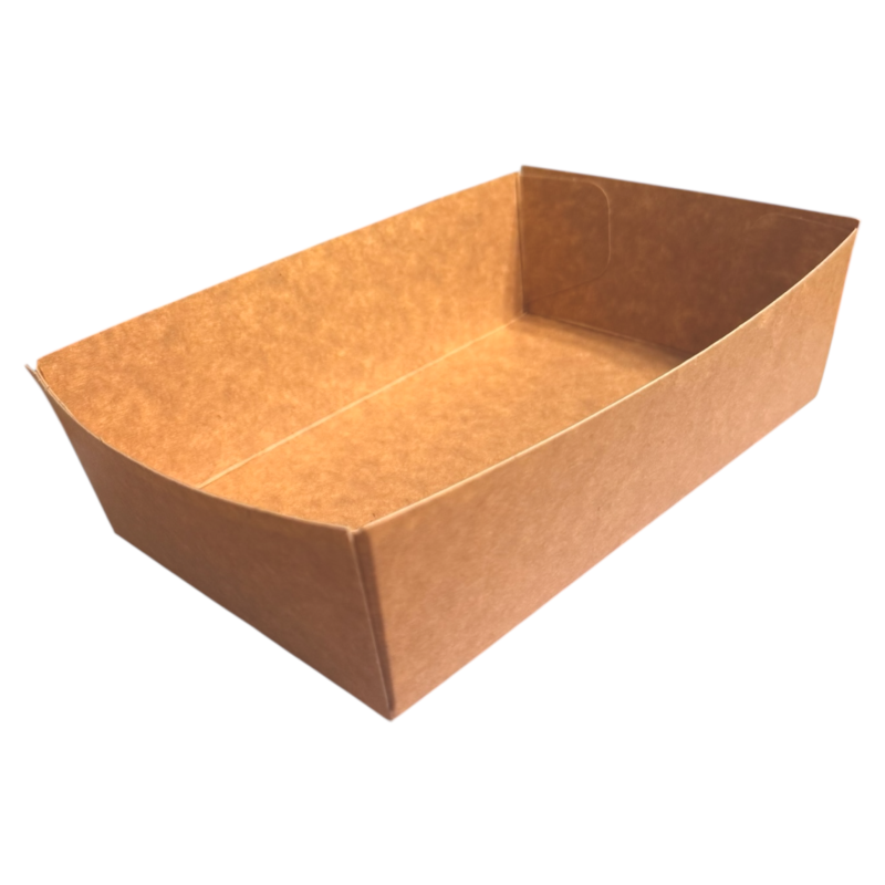 Ravier frites kraft brun 135x70x45mm | MJ Pack