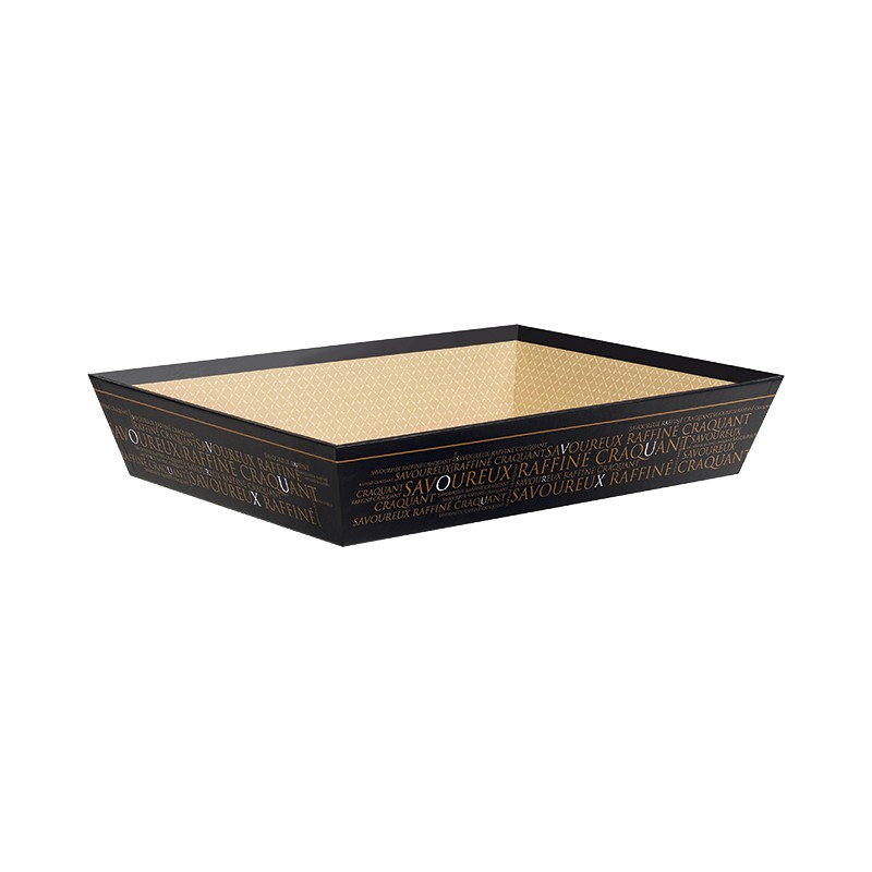 Corbeille en carton rectangulaire | Mj Pack