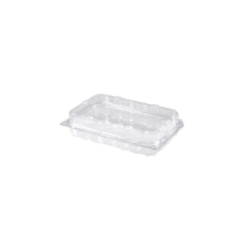 Barquette pâtisserie PET rectangle