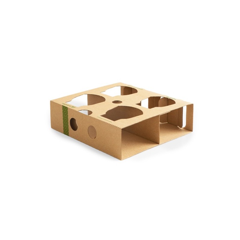 Emballage à emporter - porte-gobelets en carton