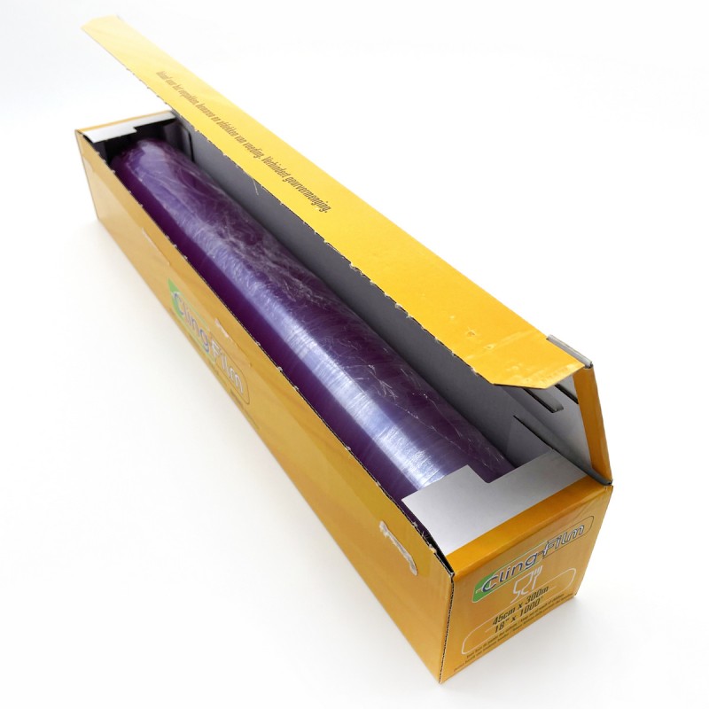 Rouleau film alimentaire en boite distributrice