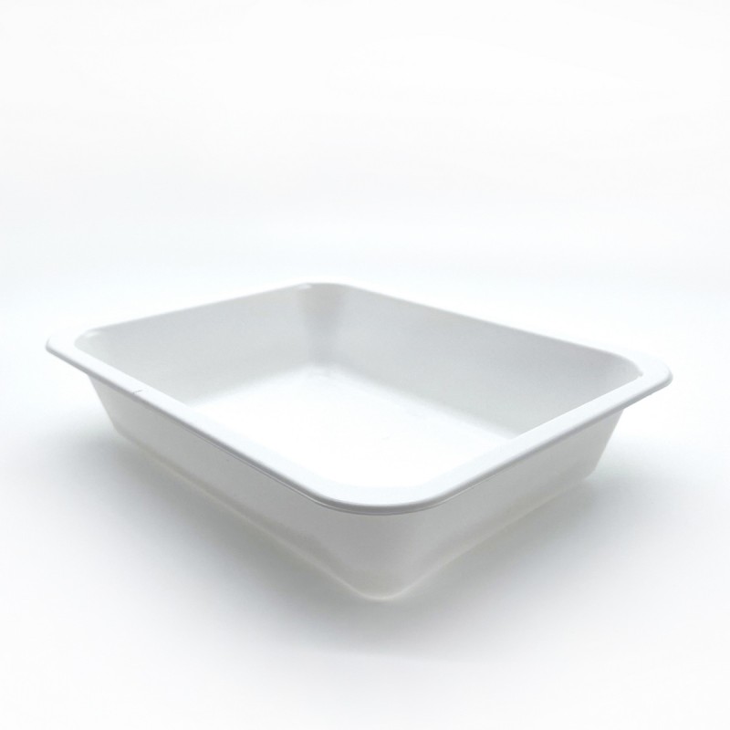 Barquettes menu PP blanc