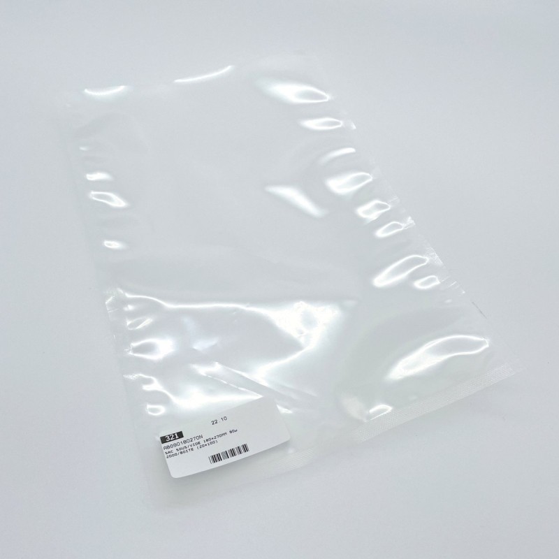 Emballage alimentaire - sac sous vide lisse transparent